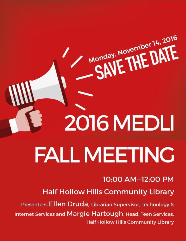 MEDLI Fall Meeting 2016